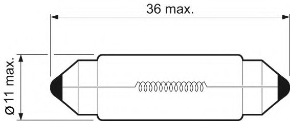 VALEO 032217 Bulb, engine bay light